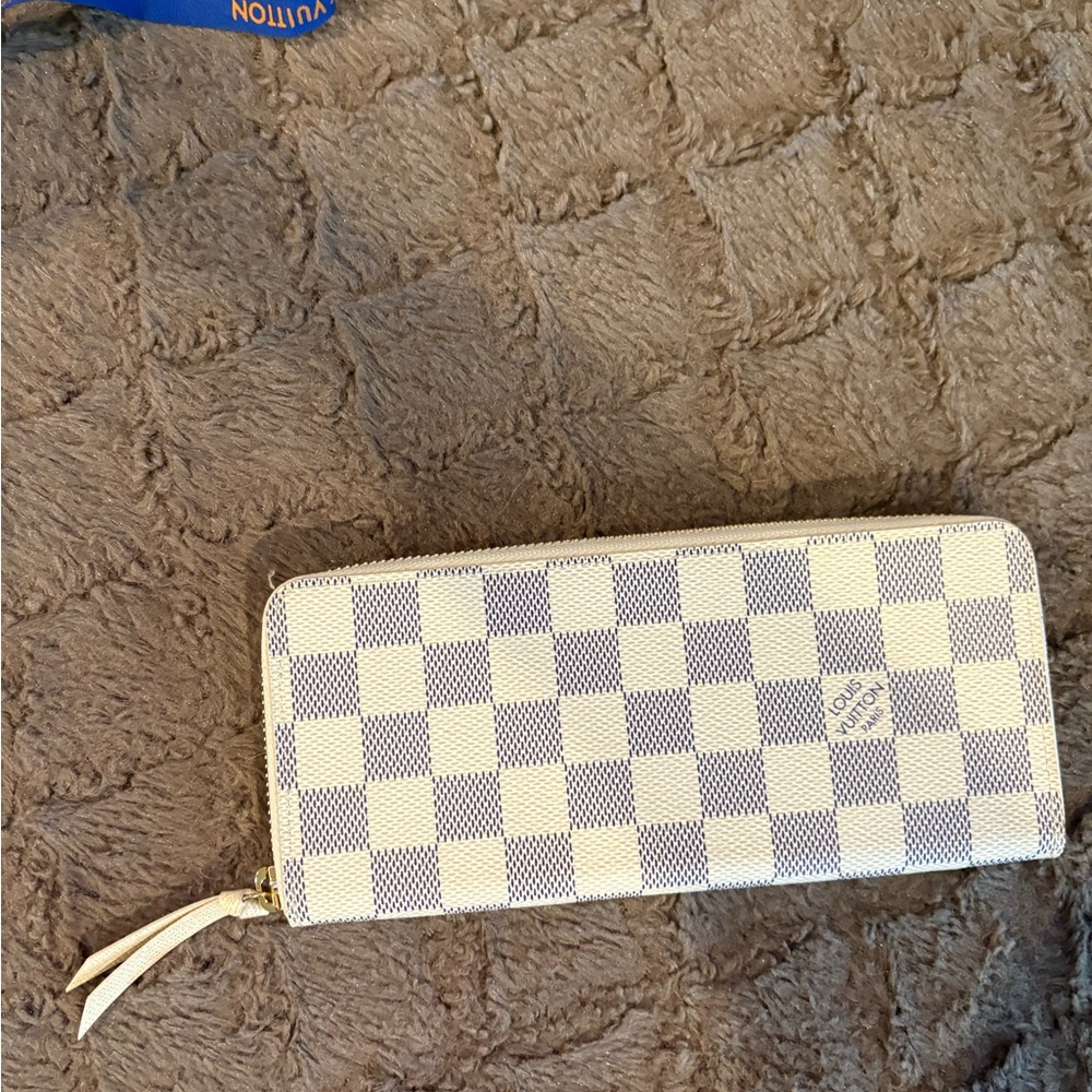 Louis Vuitton Clemence De Azur Zip Around Wallet
